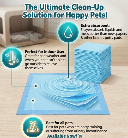 Water Proof Dog Pee Pad for Pet (Multicolor, 60x90 cm) (Pack of 5)